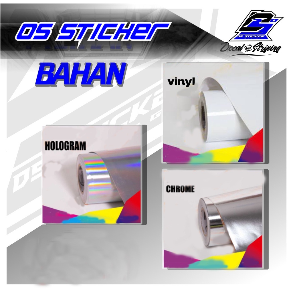 Jual OS 1859 Sticker Striping Motor KLX BF/G/SE List Variasi Desain ...