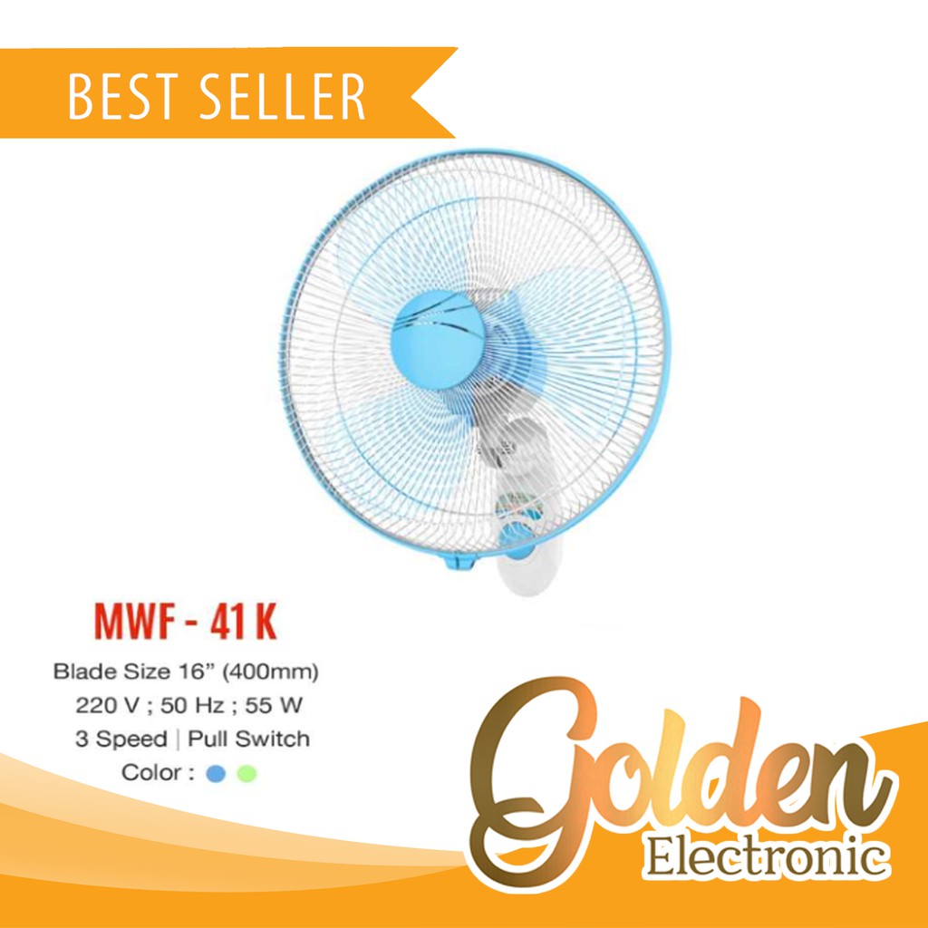 Jual Wall Fan Maspion MWF-41K (16 Inch) Kipas Angin Dinding MWF 41 K ...