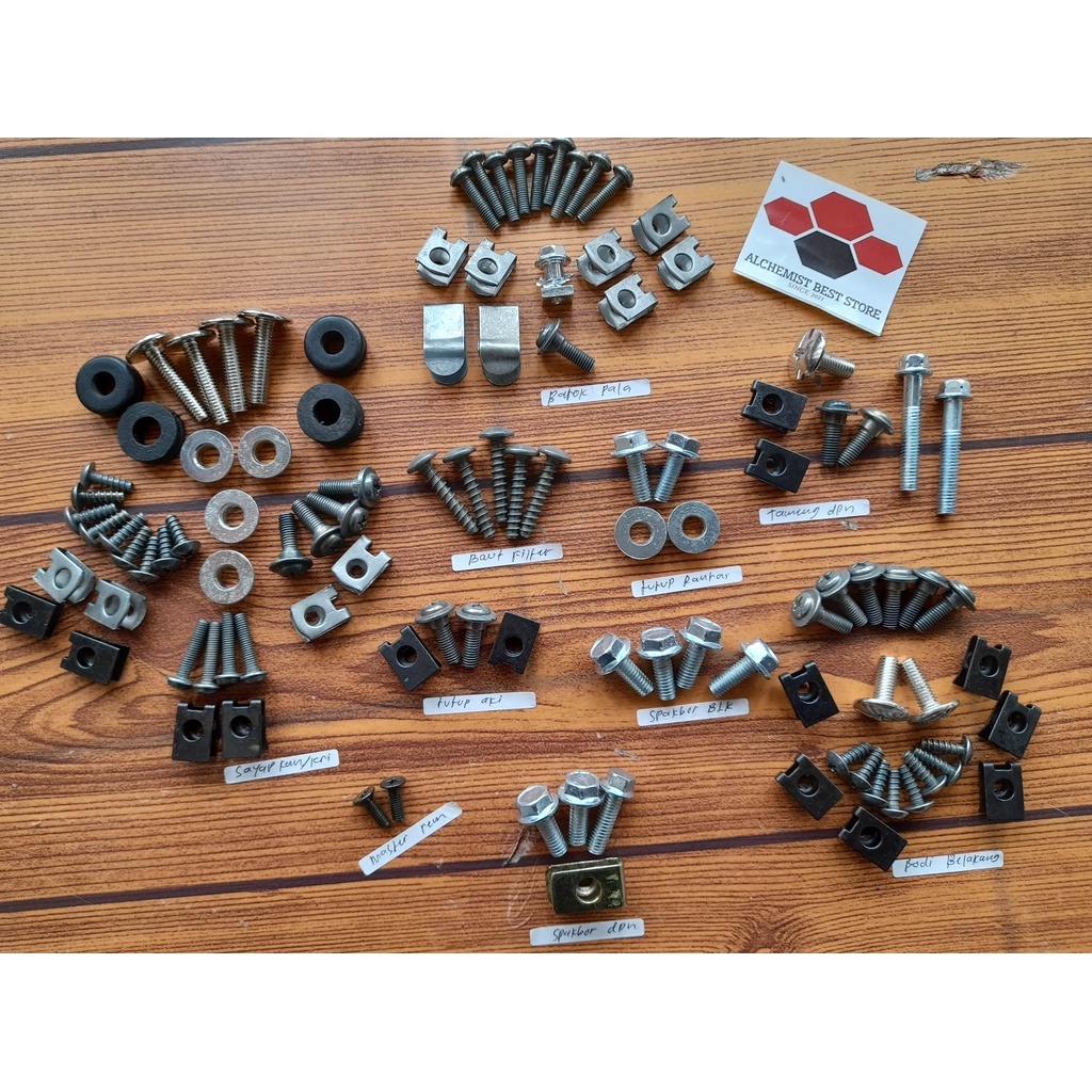 Jual Full Set Body Honda Karisma 125 / COD Baut Honda Karisma 125