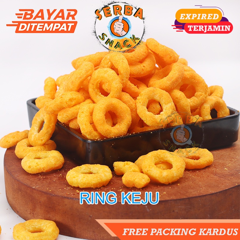 Jual Snack Ring Keju Kiloan 200gr Makanan Ringan Enak Dan Murah