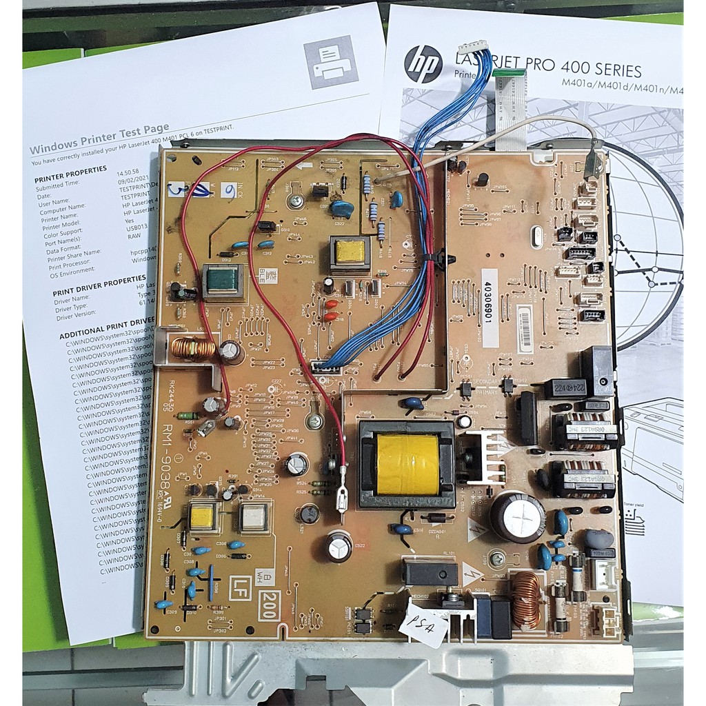 Jual Power Supply HP Pro 400 M401 Engine Controller Cabutan Ori Garansi