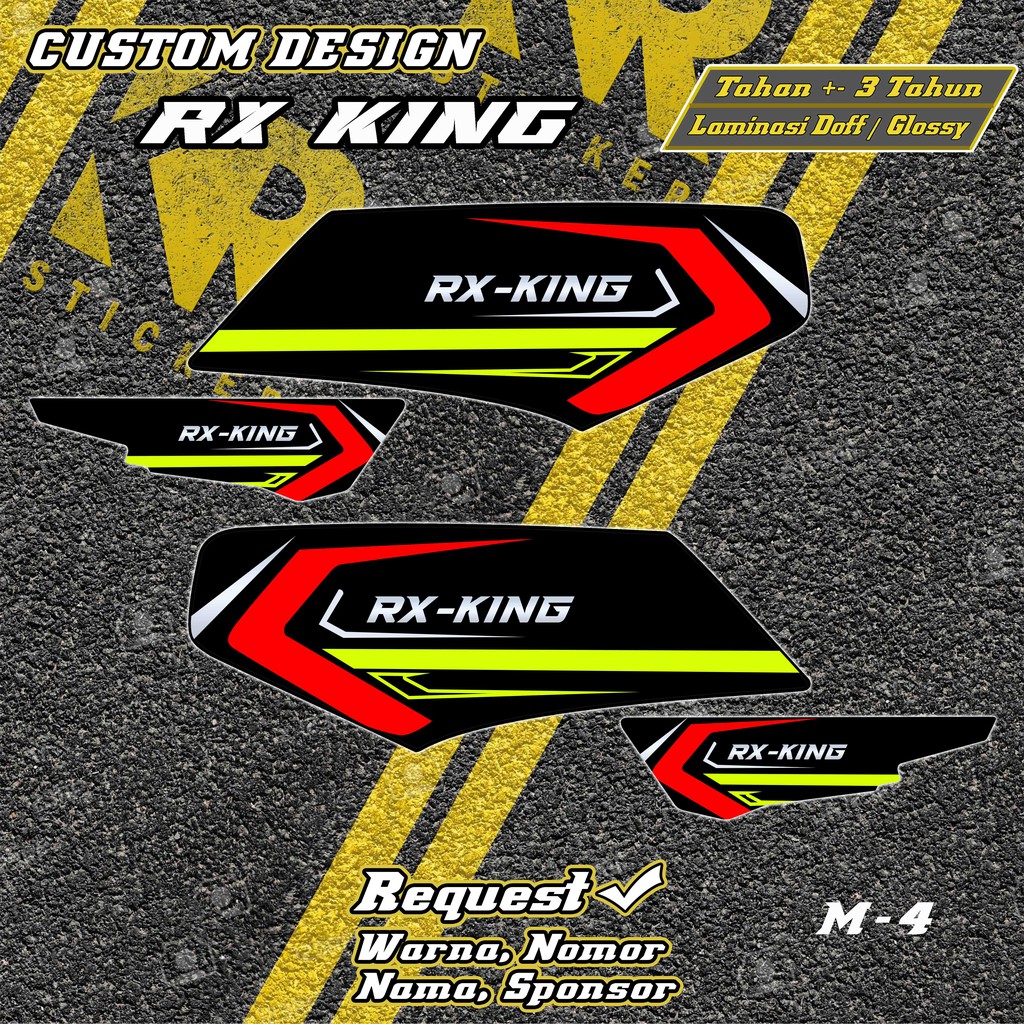Jual Striping Rx King Custom desain , Sticker Rx king Variasi Request ...