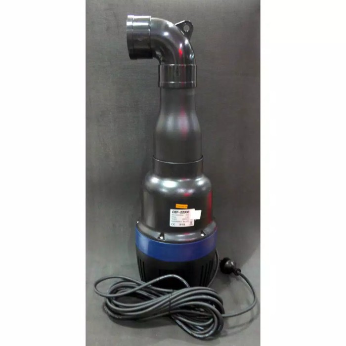 SunSun Pompa Per Laghetto 22000 L/h - Pompa A Tubo 95W Per Ricircolo Acqua, Con Uscita 75mm