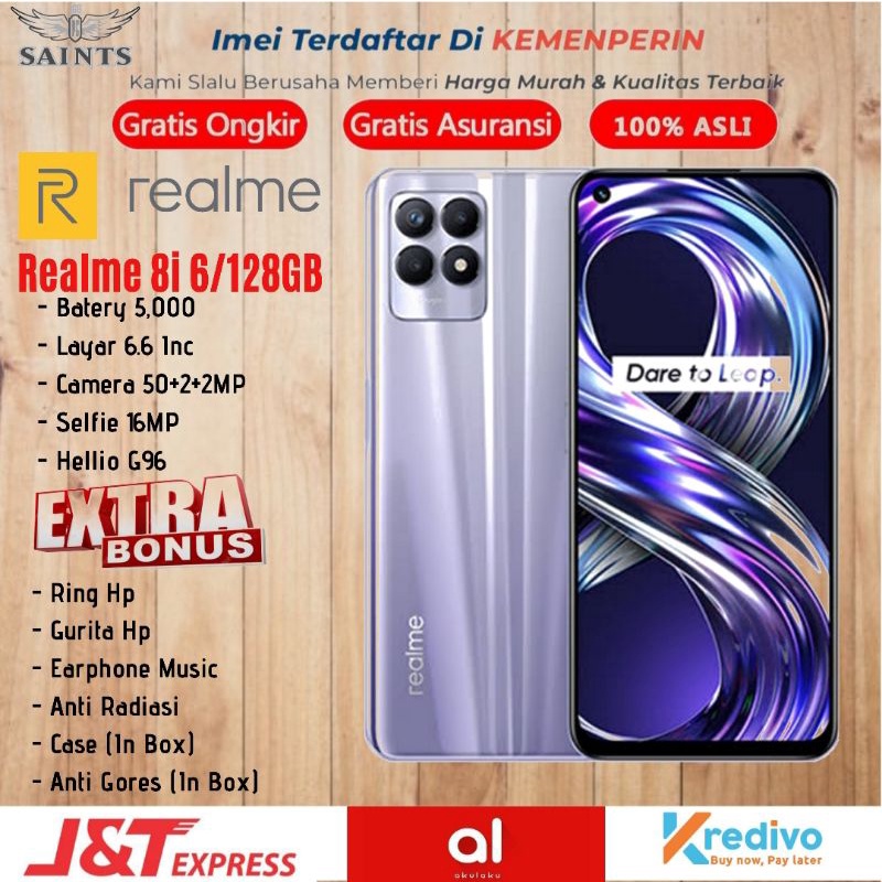 Jual Realme 8i Ram 6GB Rom 128GB 6/128 & 4/64 Garansi Resmi Realme 1 ...
