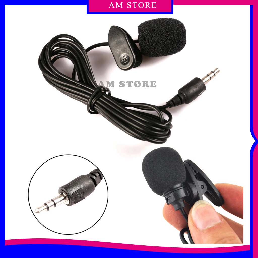 Jual Microphone Youtuber Mic Clip On Vlogger / MIC 3.5mm 3.5 mm