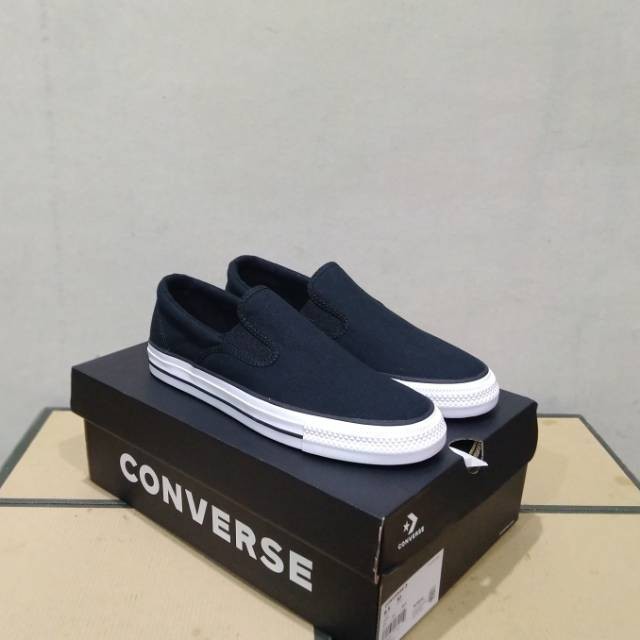 SEPATU WANITA CONVERSE_90 CHUCK TAYLOR ALL STAR HITAM DOUBLE GORE SLIP ON  PRIA DAN WANITA SEPATU