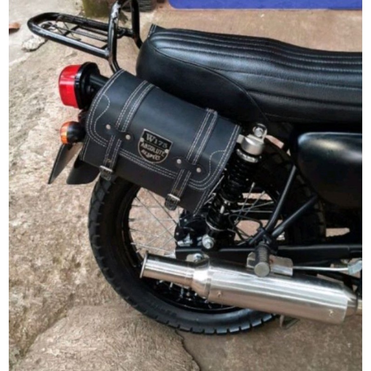 Jual Aksesoris Kawasaki w 175 / Tas Back Rack W175 / Side Bag w 175 ...