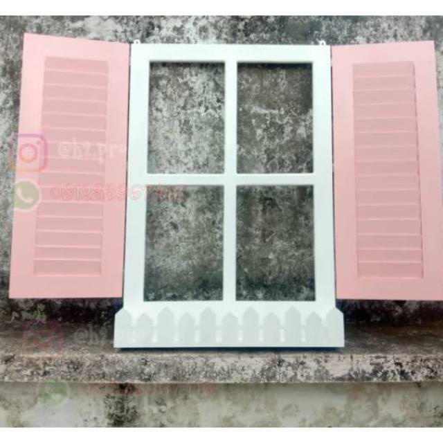 Jendela shabbychic besar jendela jumbo Jendela turkey Jendela rak bunga Jendela shabby