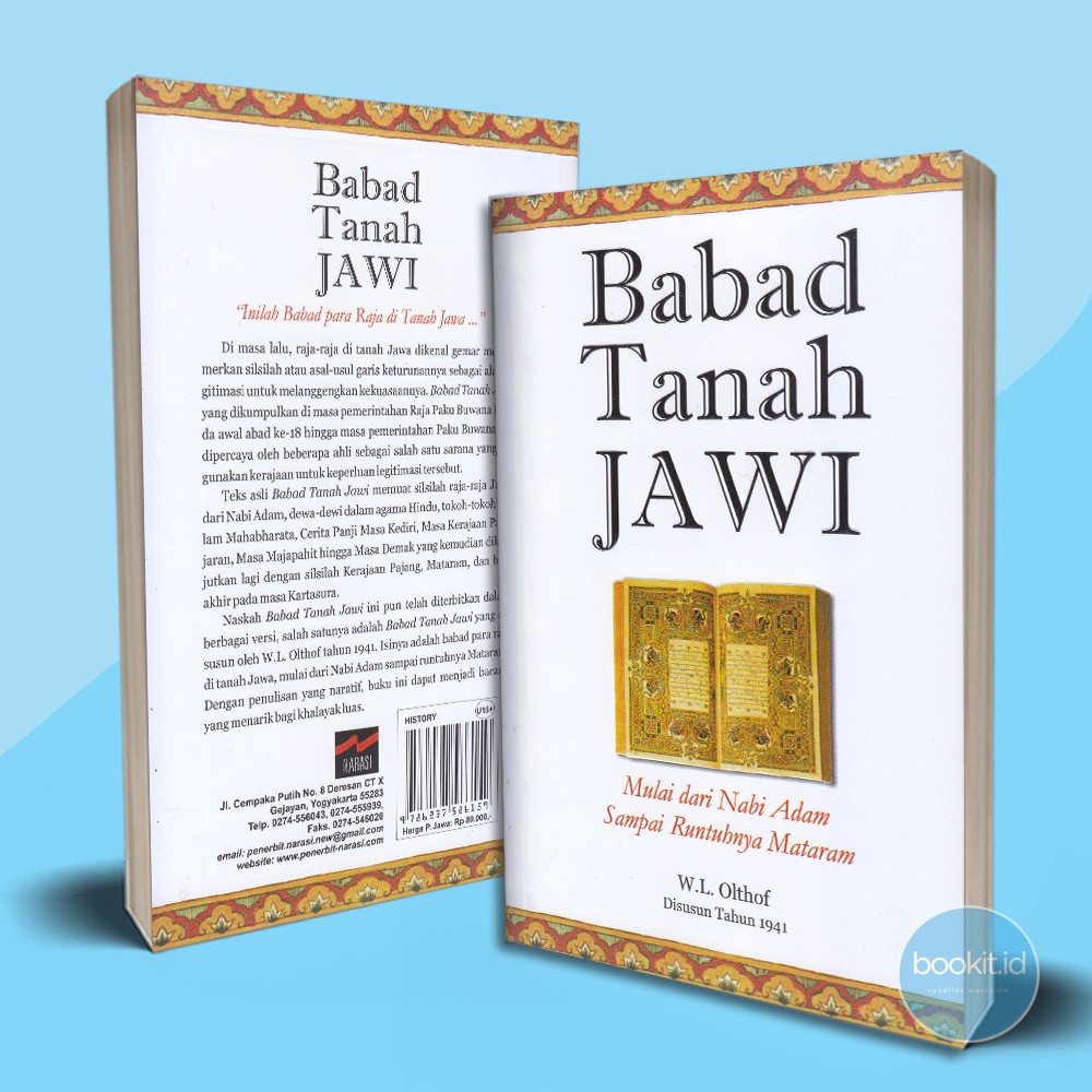 Jual Buku Babad Tanah Jawi: Mulai Dari Nabi Adam Sampai Runtuhnya ...