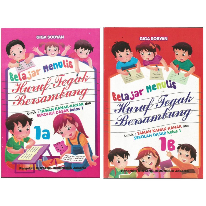 Jual Buku Belajar Menulis Huruf Tegak Bersambung Untuk PAUD / TK / SD ...