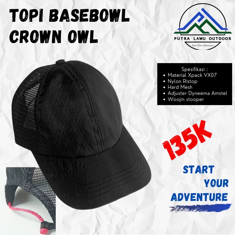 Jual Topi BaseBowl Crown owl | Shopee Indonesia