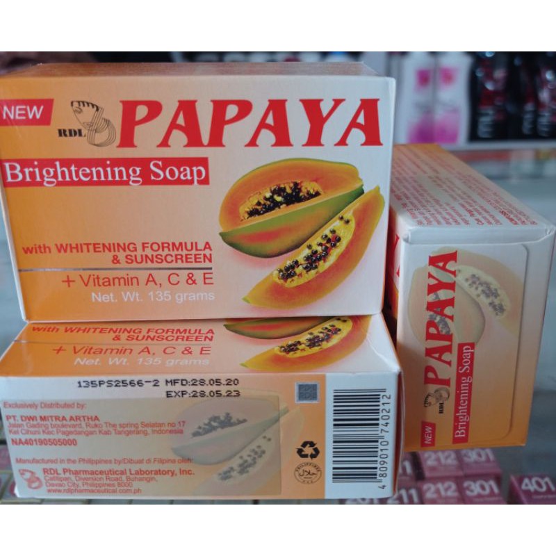 Jual Sabun papaya Philippine besar Ori / RDL papaya brightening soap ...