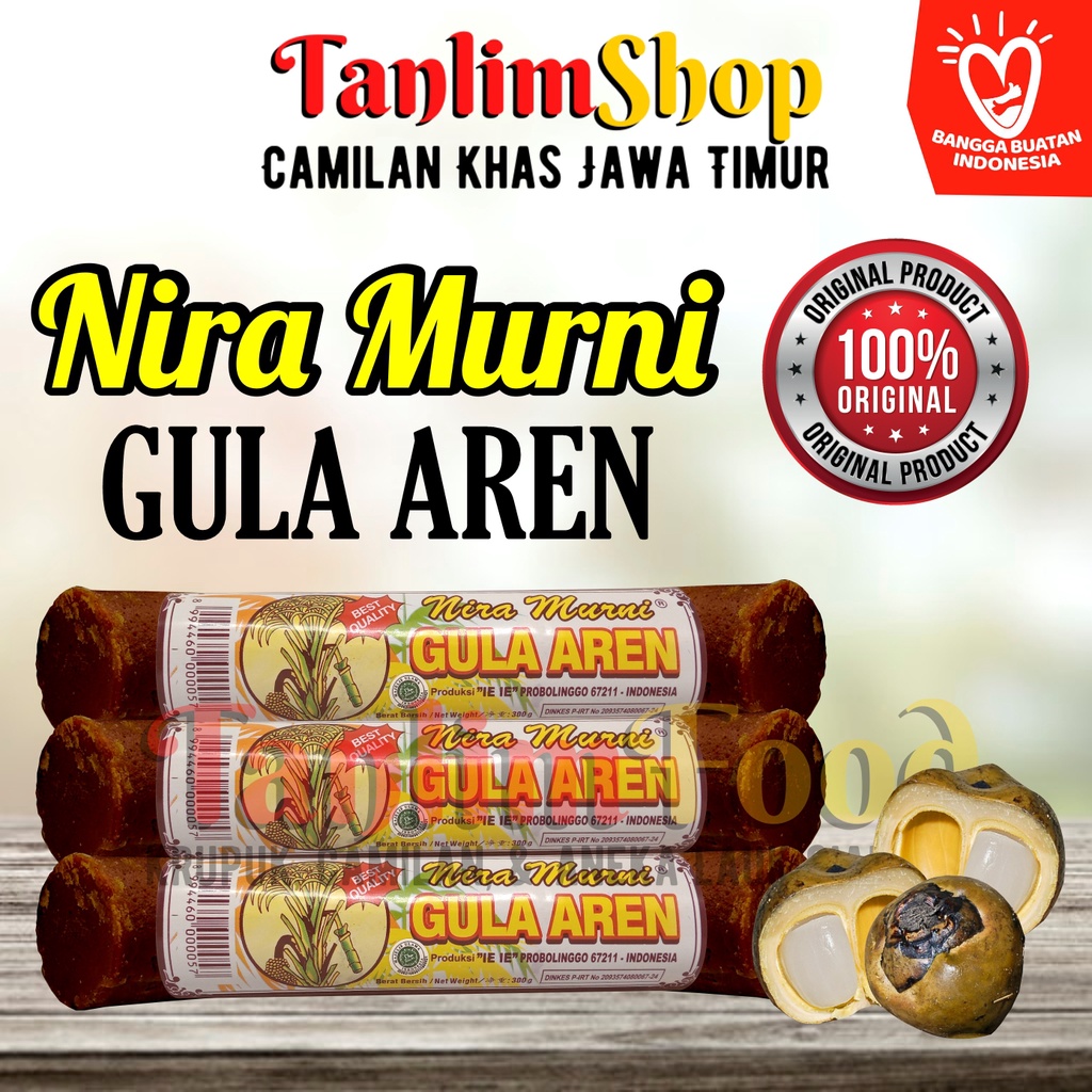 Jual Gula Merah Aren Original Nira Murni 300gr Shopee Indonesia