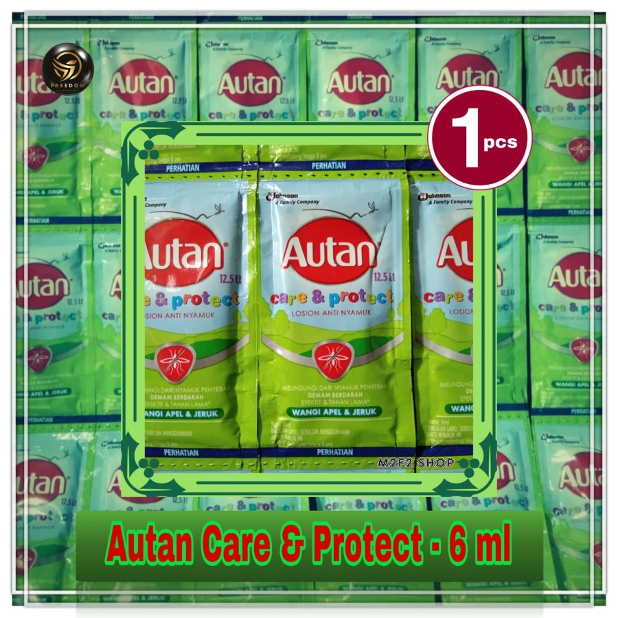 Jual Lotion Anti Nyamuk Autan Care & Protect Sachet - 6 ml (Kemasan ...