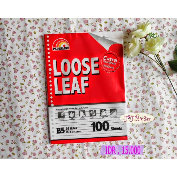 Jual Kertas File Kertas Note Isi Kertas Binder Jual Refill Loose