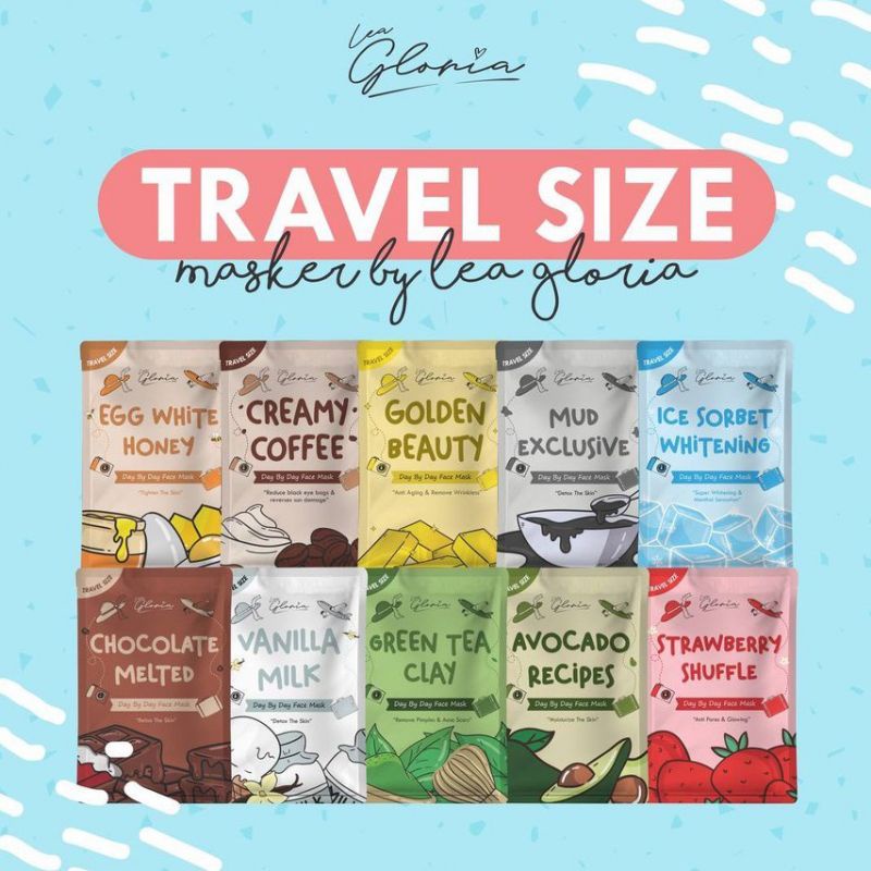 BPOM KEMASAN BARU TRAVEL SIZE LEA GLORIA 10GR