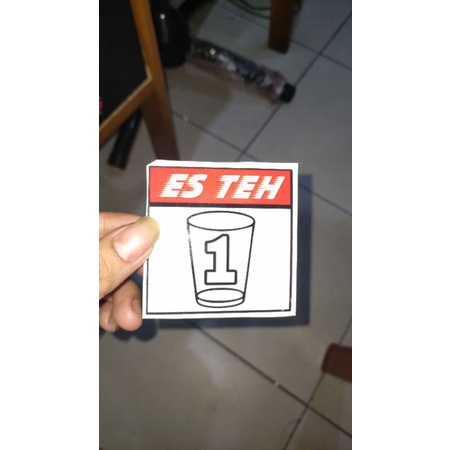 Jual stiker satu esteh ( 1 esteh ) | Shopee Indonesia