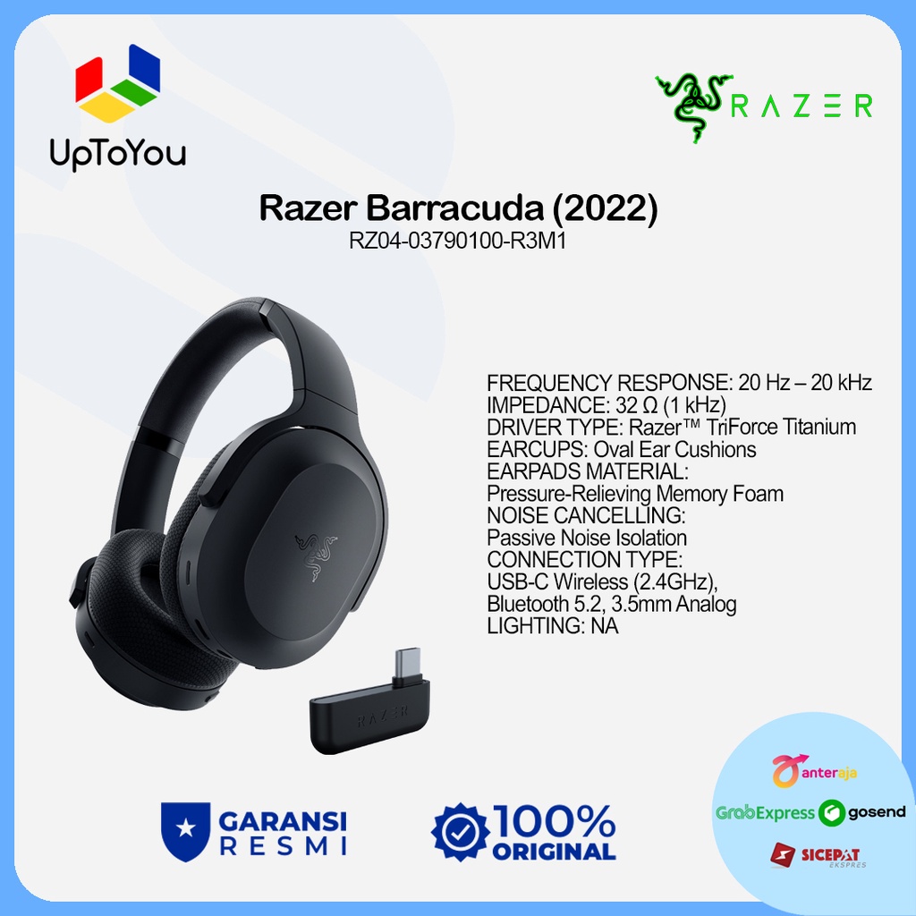 Jual Razer Barracuda Wireless Multiplatform Gaming Headset (2022