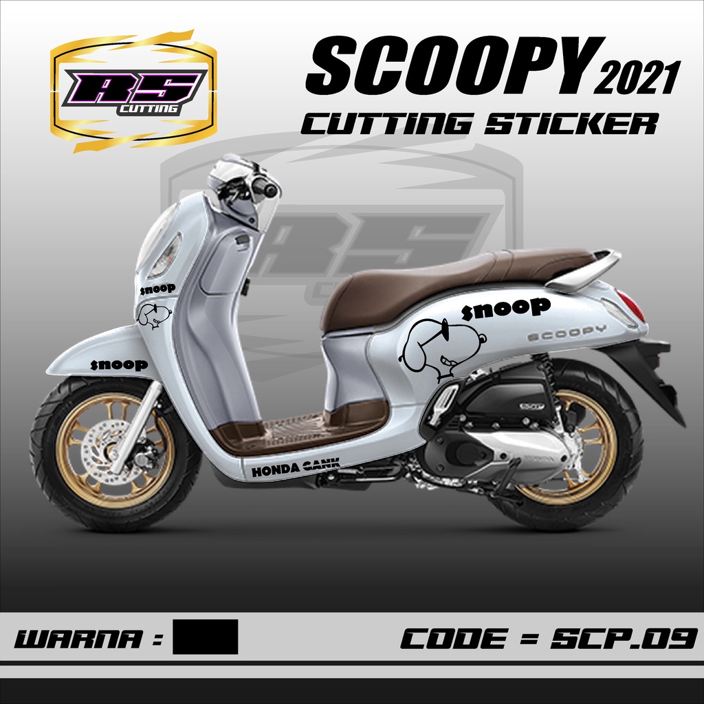 Jual Cutting stiker motor scoopy all varian - Aksesoris Motor Honda