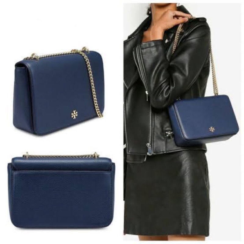 Tory Burch Cardamom / Royal Navy Shoulder Bag