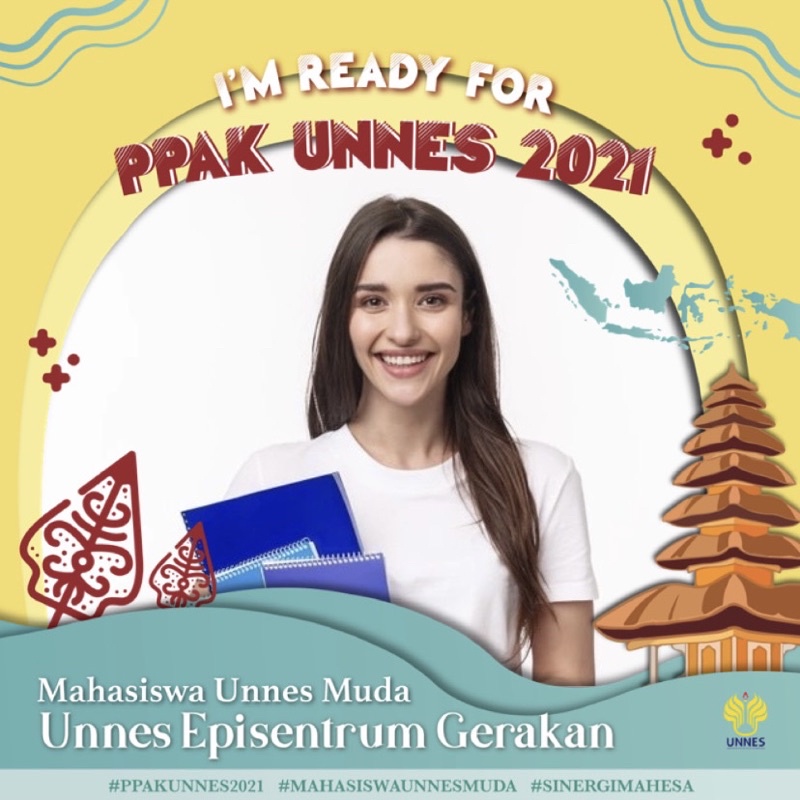 Twibbon untuk acara Aku UNJ Muda tahun 2020