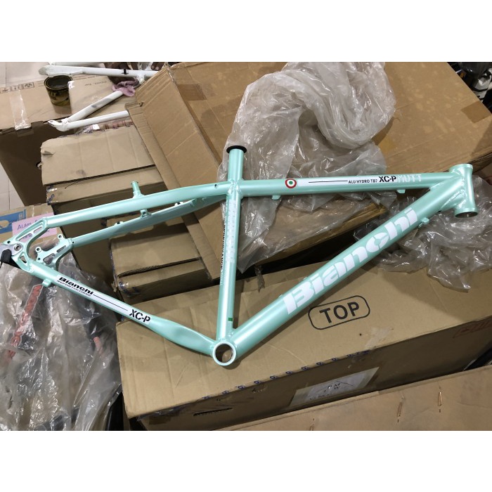 Jual FRAME SEPEDA MTB 26 BIANCHI REPARTOCORSE XCP ALU HYDRO HIJAU NDOG ASIN Shopee Indonesia