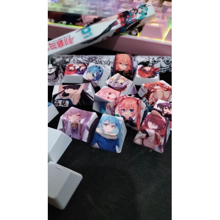 Jual Custom Keycaps Mechanical Keyboard Normal Key all row | Shopee ...