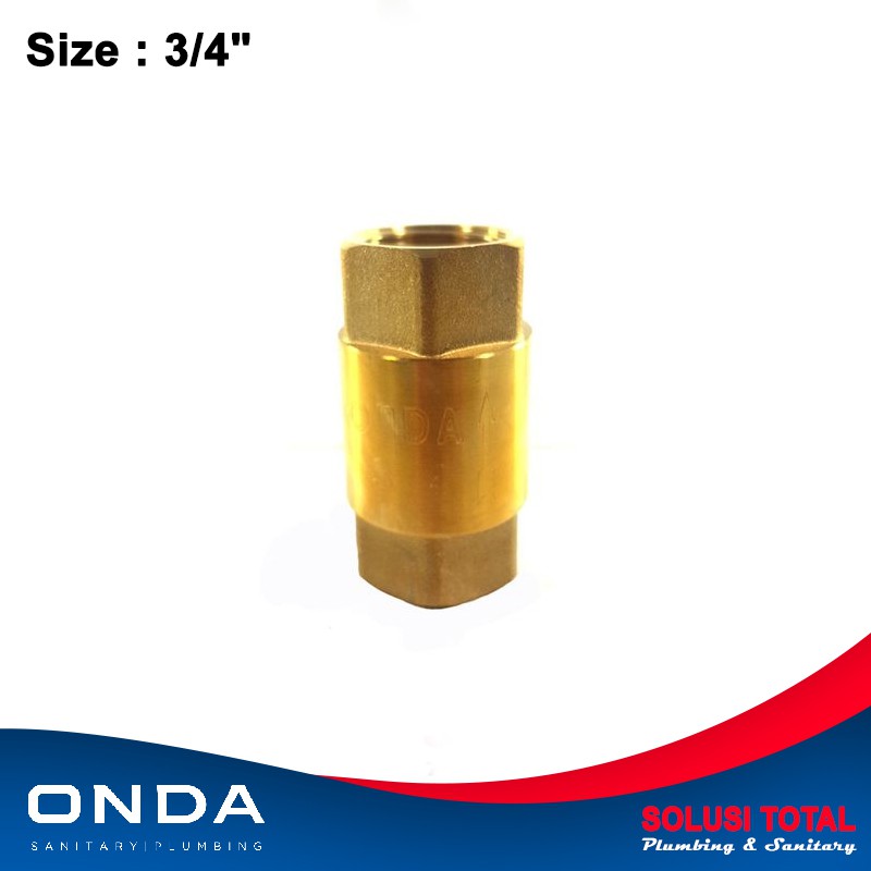 Jual Tusen Klep 3 4 Onda Kuningan Spring Lift Check Valve 3 4 Inch