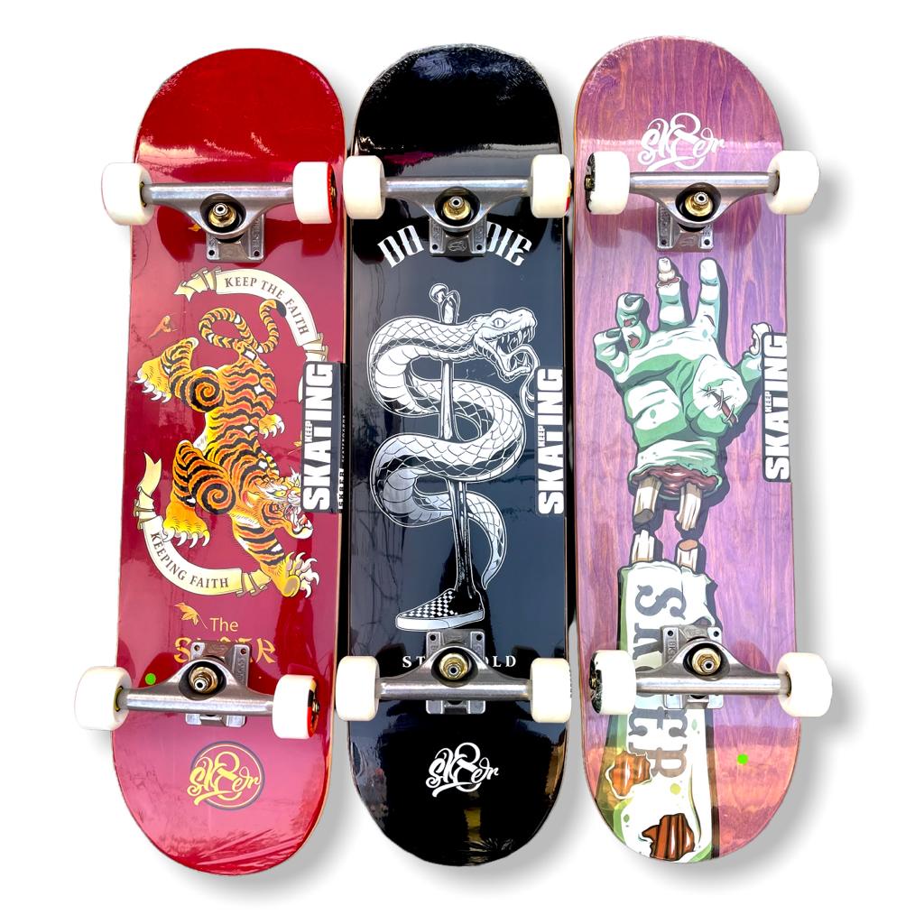 Jual PUPPETS SK8ER Skateboard complete fullset deck wheels griptape