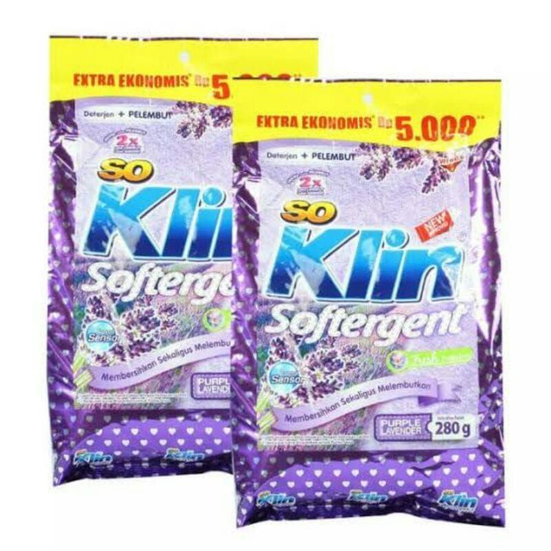 Jual soklin softergent 5000 || sabun cuci bubuk || 275 g || kemasan ...