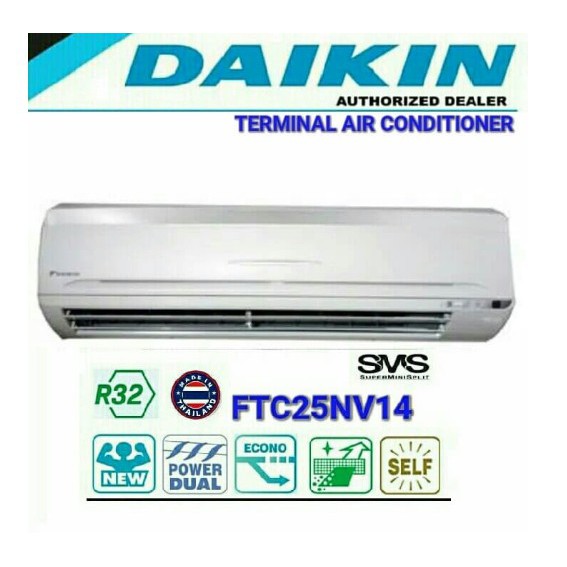 Jual AC DAIKIN FTC 15 NV THAILAND AC 1/2 PK FREON R32 + Free Pasang ...