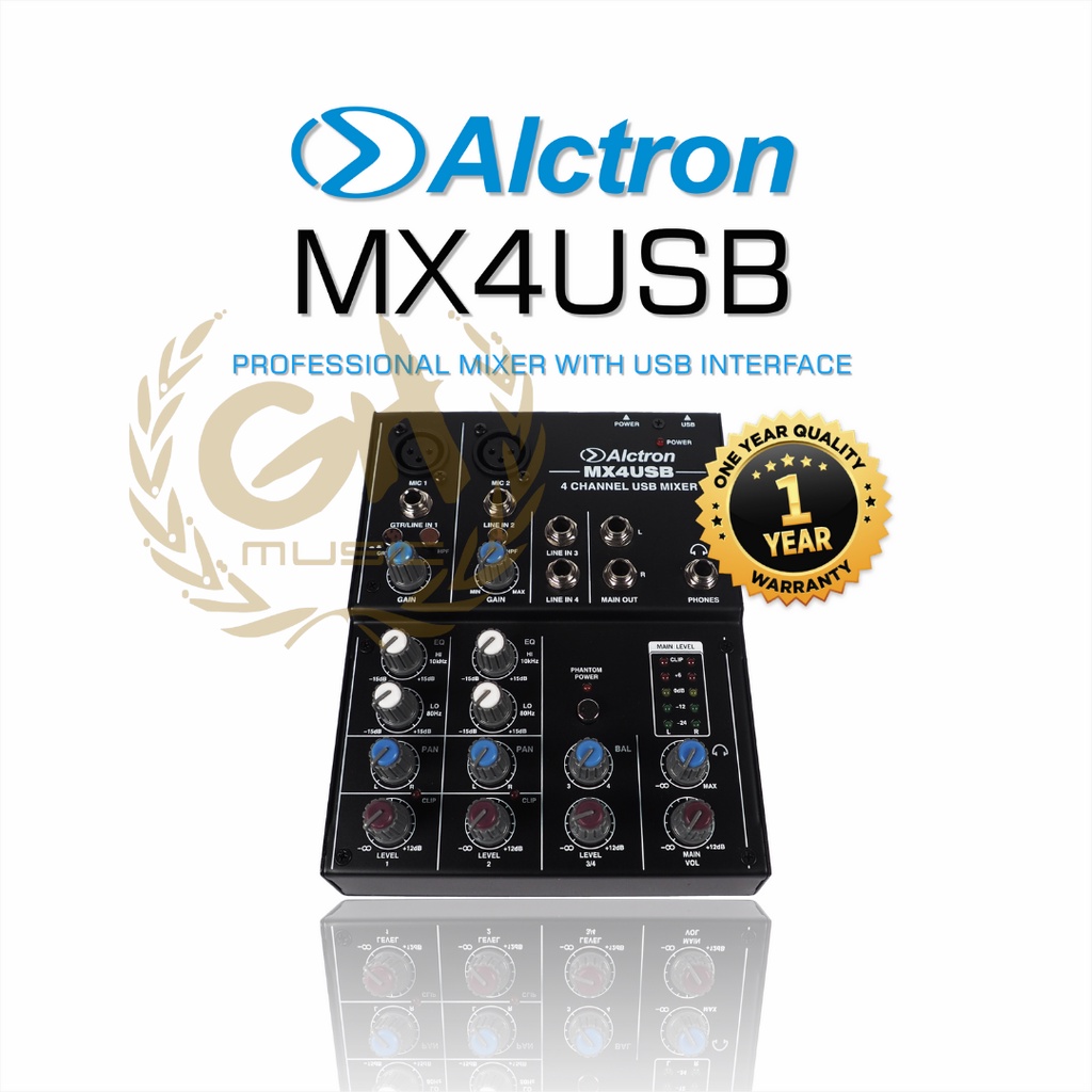 Jual ALCTRON MX4USB MIXER | Shopee Indonesia