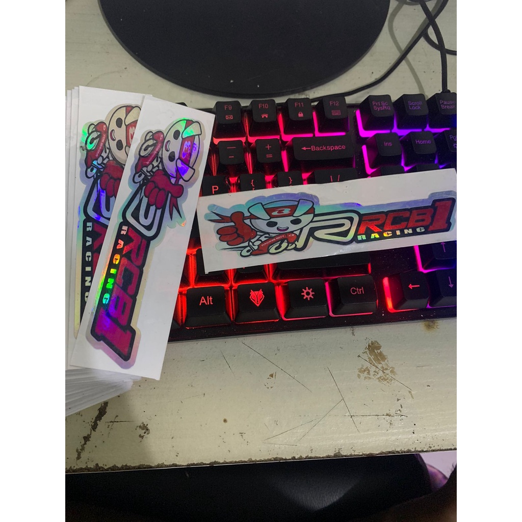 Jual stiker racing boy logo tulisan princut cutting UV | Shopee Indonesia