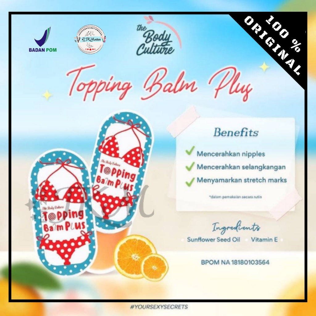 Jual TOPPING BALM BPOM TOPPING BALM THE BODY CULTURE ORIGINAL TOPPING ...