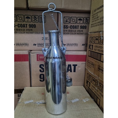 Jual sampling sample can weighted beaker sus,botol sampel minyak ...