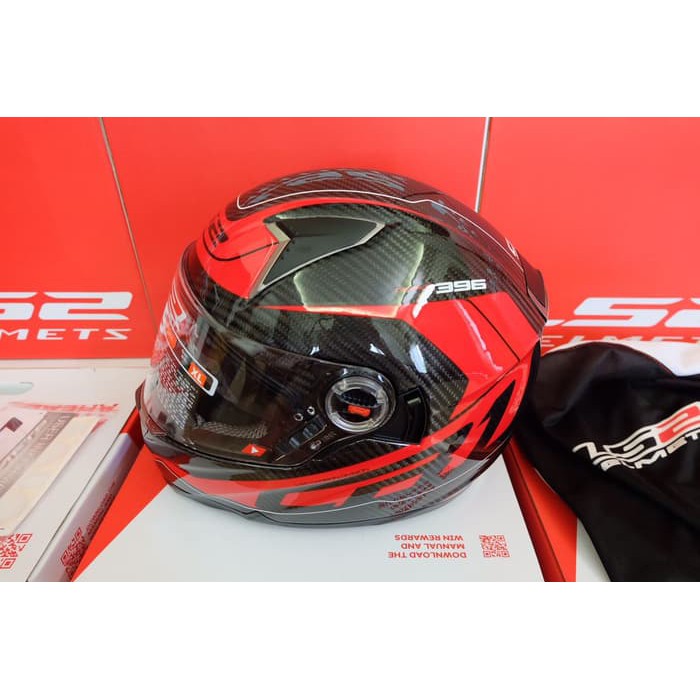 Jual LS2 FF396 carbon CR1 | Shopee Indonesia