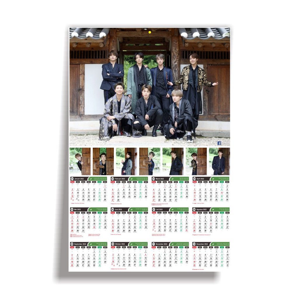 Jual (READY STOCK) KALENDER 2024 BTS CHUSEOK 2019 KALENDER KPOP