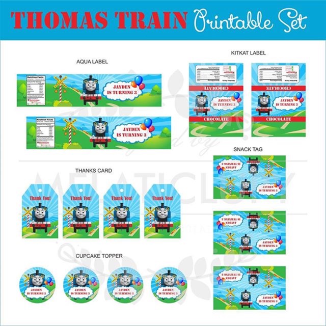 Jual Label ulang tahun Thomas Train | Shopee Indonesia