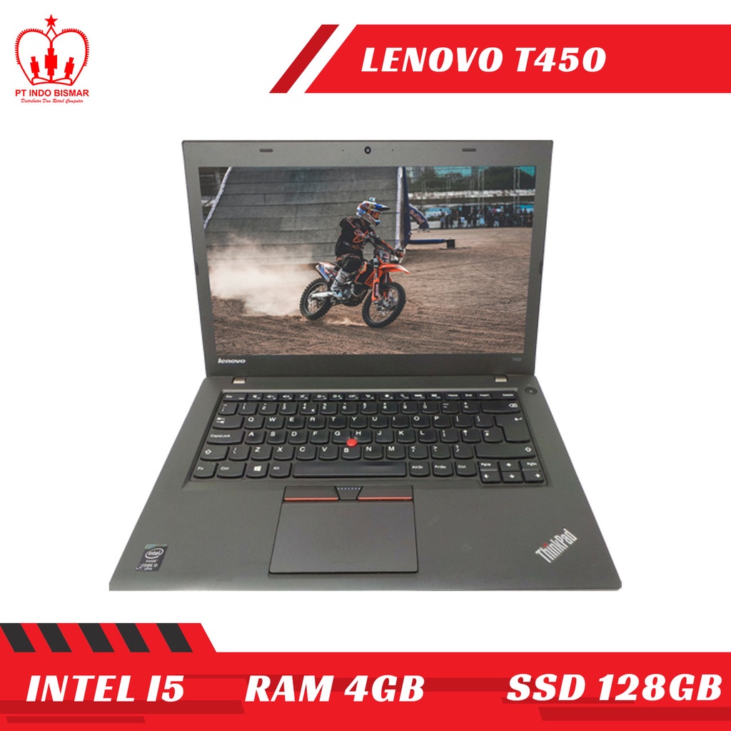 Jual Lenovo Thinkpad T450 Core i5 5300U RAM 4GB SSD 128GB | Shopee ...