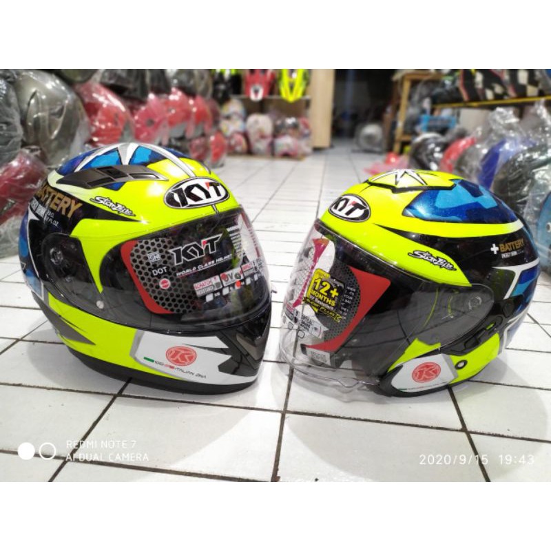 Jual HELM KYT COUPLE VENDETTA ALEXPANGGARO + HELM KYOTO ALEXPANGGARO SPESIAL EDITION Shopee