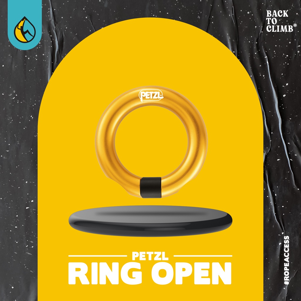 Jual Petzl Ring Open connector industry safety climbing rescue | Shopee ...