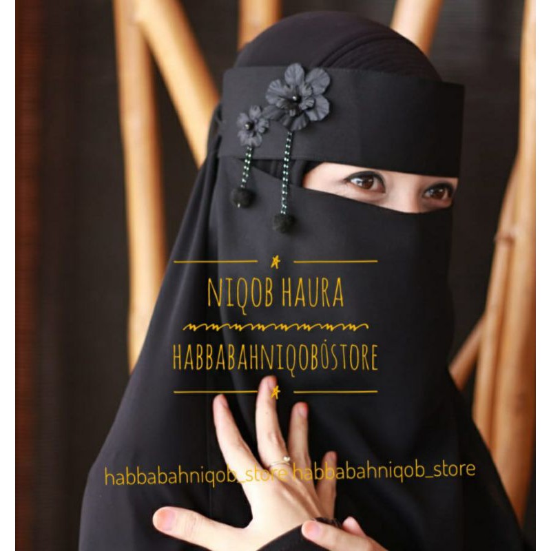 Jual Niqab Bandana Niqab Cadar Niqab Yaman Cadar Bandana Niqob Viral Termurah Niqob Haura
