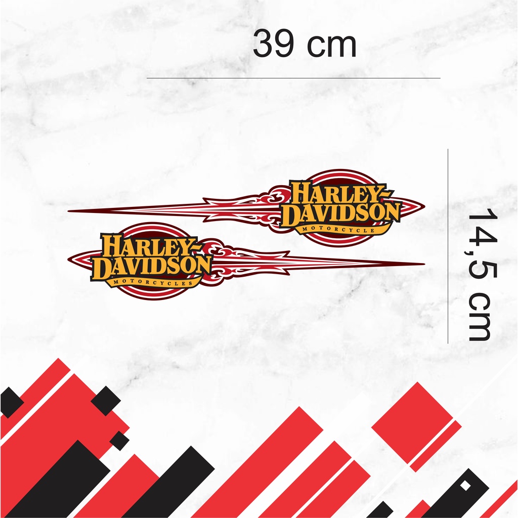 Jual Sticker Print UV Harley Davidson Tanki | Shopee Indonesia