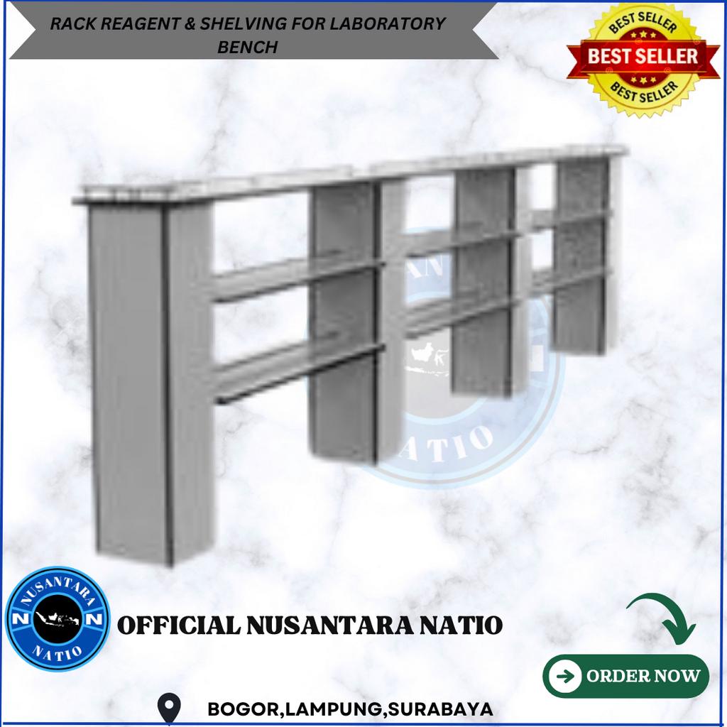 Jual Rack Reagent & Shelving for Laboratory Bench,Two sided | Shopee ...