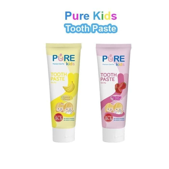 Jual PURE KIDS Toothpaste Pasta Gigi Bayi Anak Purekids 50gr | Shopee ...