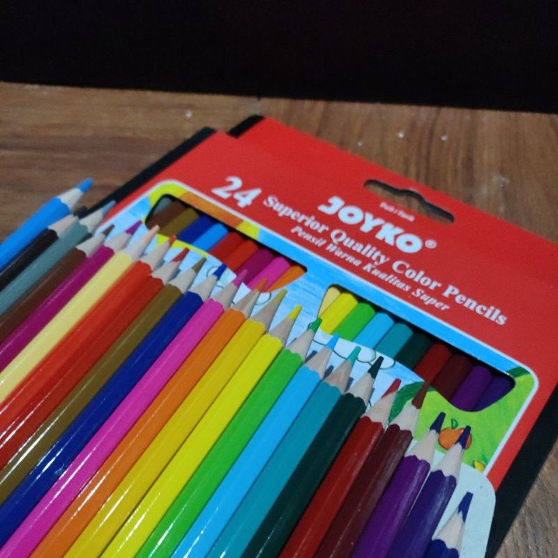 Jual Pensil Warna Joyko Pensil Warna 24 24warna Shopee Indonesia