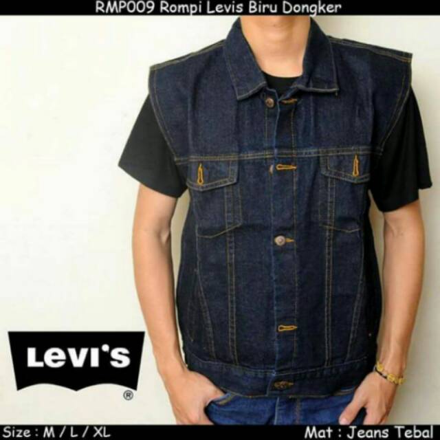 Jual Jaket rompi levis | Shopee Indonesia