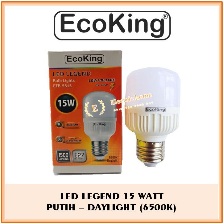 Jual Lampu Led Bulb Murah Ecoking Legend Watt W W Putih K