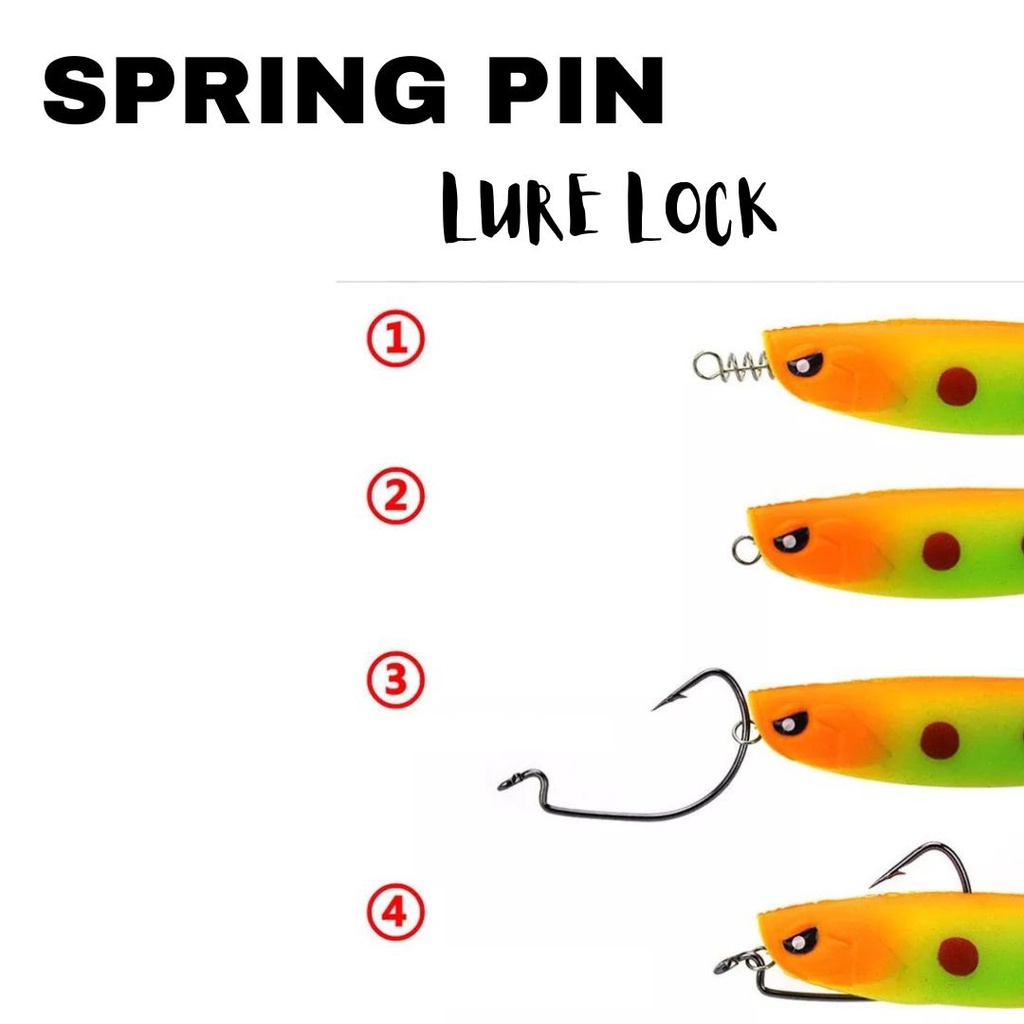 Jual Kawat Ulir Spring Pin Softlure lock | Shopee Indonesia