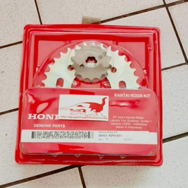 Jual Girset Gear Depan Belakang Rantai Set Karisma Supra X 125 Kirana